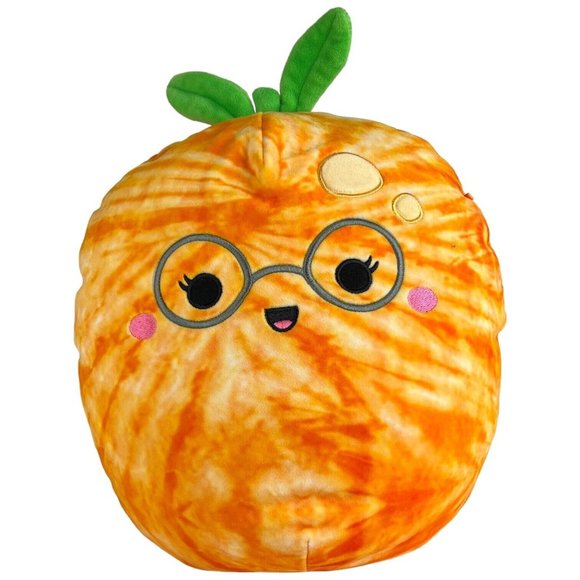 Squishmallow Judy The Tangerine Plush Orange 12 Inch Glasses Stuffed Animal Toy - Picture 2 of 9